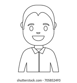 cartoon man icon