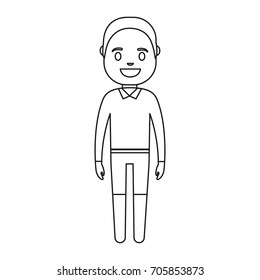 cartoon man icon