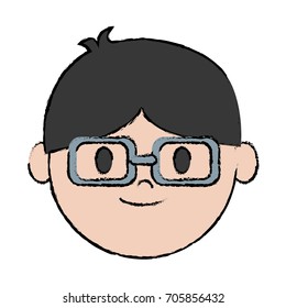 cartoon man icon