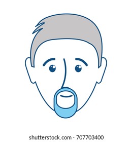 cartoon man icon