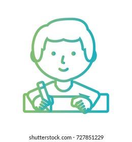 cartoon man icon 