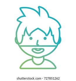 cartoon man icon