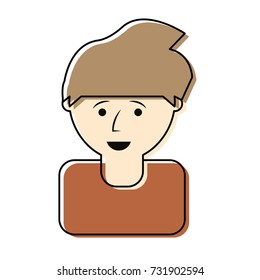 cartoon man icon