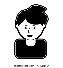 cartoon man icon