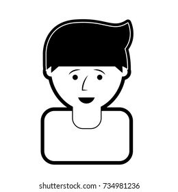 cartoon man icon