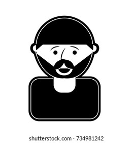 cartoon man icon