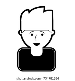 cartoon man icon