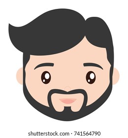 cartoon man icon