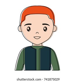 cartoon man icon