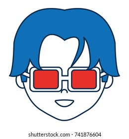 cartoon man icon