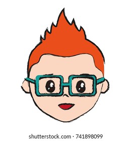 cartoon man icon