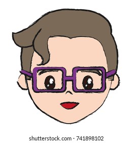 cartoon man icon
