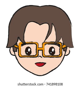 cartoon man icon