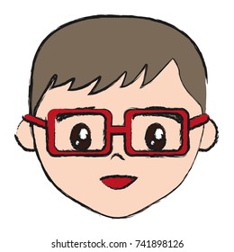 cartoon man icon