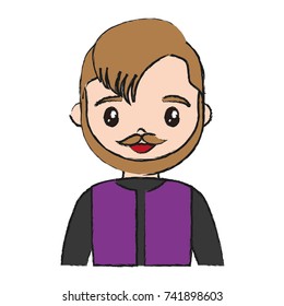 cartoon man icon