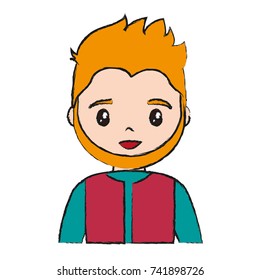 cartoon man icon