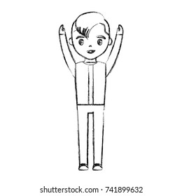 cartoon man icon