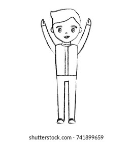cartoon man icon
