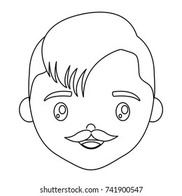 cartoon man icon