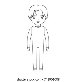 cartoon man icon