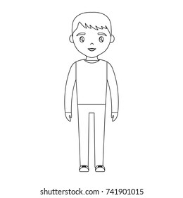 cartoon man icon
