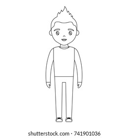cartoon man icon