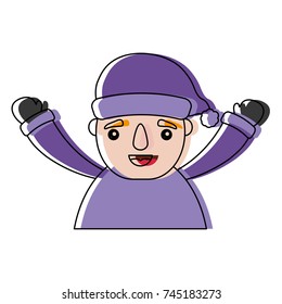 cartoon man icon