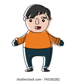 cartoon man icon
