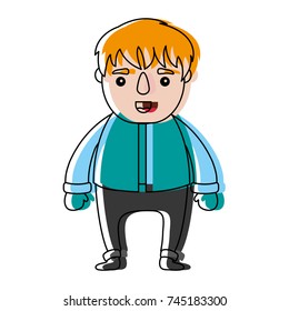 cartoon man icon