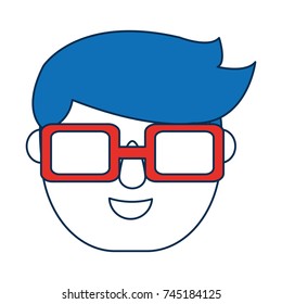 cartoon man icon