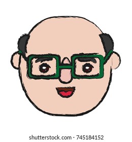 cartoon man icon