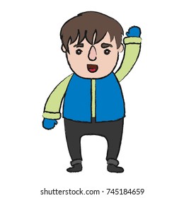 cartoon man icon