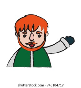 cartoon man icon
