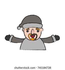 cartoon man icon