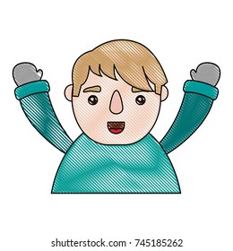 cartoon man icon