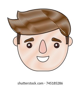 cartoon man icon