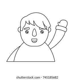 cartoon man icon