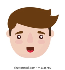 cartoon man icon