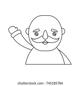 cartoon man icon