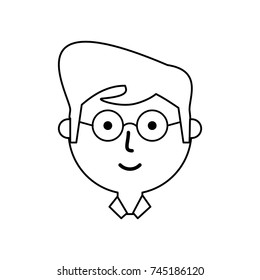 cartoon man icon