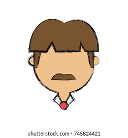 cartoon man icon