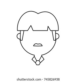 cartoon man icon