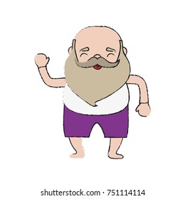 cartoon man icon