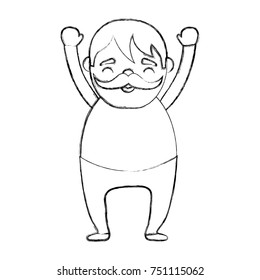 cartoon man icon