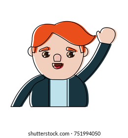 cartoon man icon
