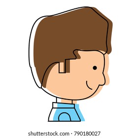 cartoon man icon
