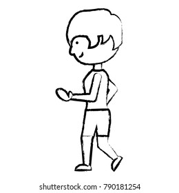 cartoon man icon