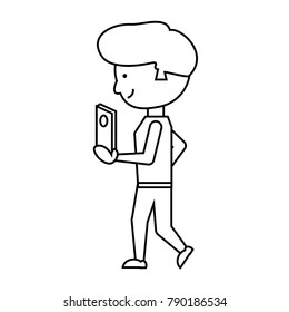 cartoon man icon