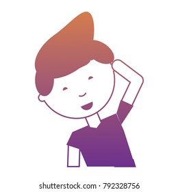 cartoon man icon