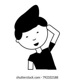 cartoon man icon